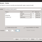 Resource model data